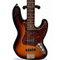 Used Squier Contemporary Jazz Bass 2 Tone Sunburst Electric Bass Guitar