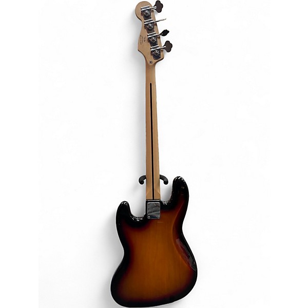 Used Squier Contemporary Jazz Bass 2 Tone Sunburst Electric Bass Guitar