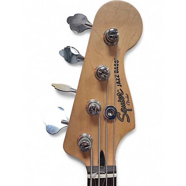 Used Squier Contemporary Jazz Bass 2 Tone Sunburst Electric Bass Guitar