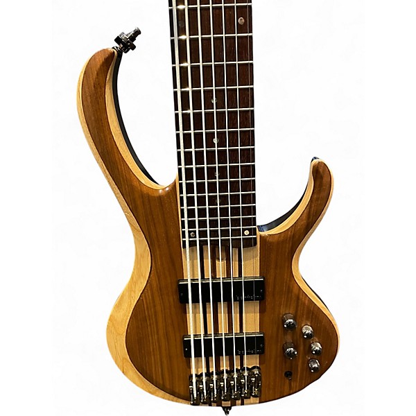 Used Ibanez BTB747 LOW GLOSS NATURAL Electric Bass Guitar