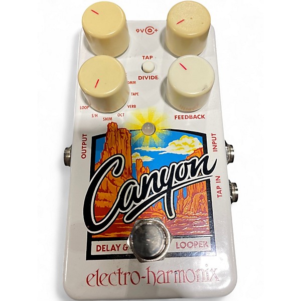 Used Electro-Harmonix Canyon Delay and Looper Effect Pedal