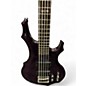 Used ESP LTD F155DX 5 String Purple Electric Bass Guitar