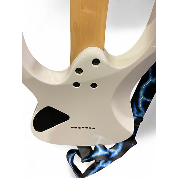 Used Ibanez RG 7421 White and Red Solid Body Electric Guitar