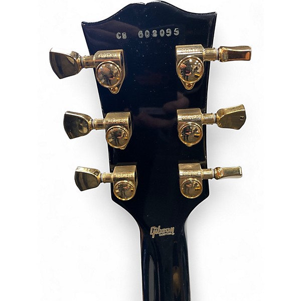 Used Gibson Custom Shop Les Paul Custom Ebony Solid Body Electric Guitar