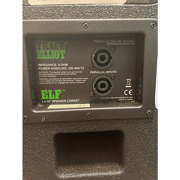 Used Trace Elliot ELF 1X10 300W BASS CAB Bass Cabinet