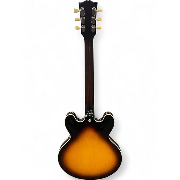 Used Gibson ES345 Tobacco Sunburst Hollow Body Electric Guitar