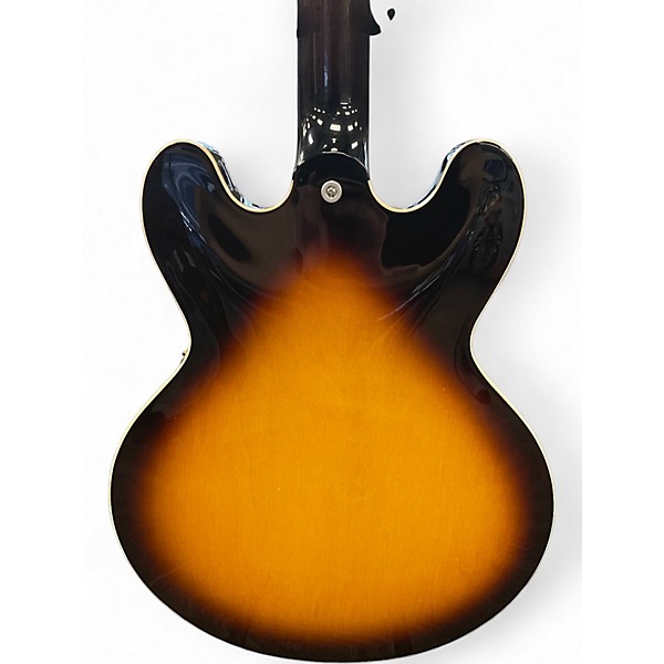 Used Gibson ES345 Tobacco Sunburst Hollow Body Electric Guitar