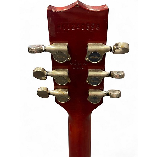 Used 2024 Heritage Custom Shop Relic H150 Dark Cherry Sunburst Solid Body Electric Guitar