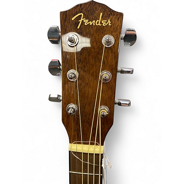 Used Fender CD60S Left-Handed Natural Acoustic Guitar