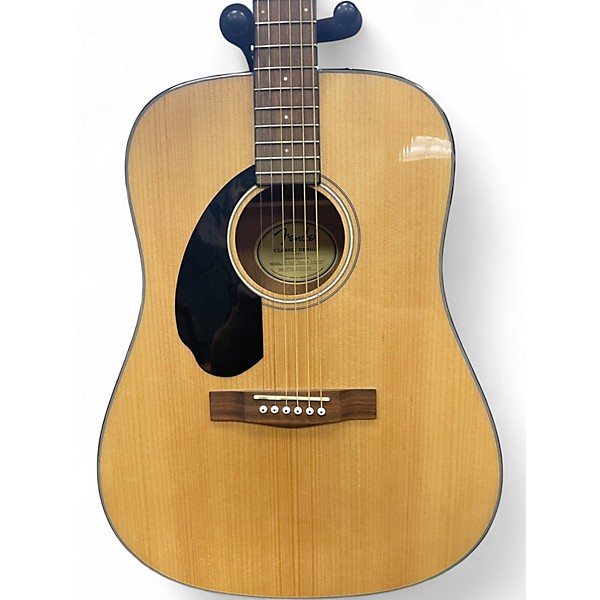 Used Fender CD60S Left-Handed Natural Acoustic Guitar