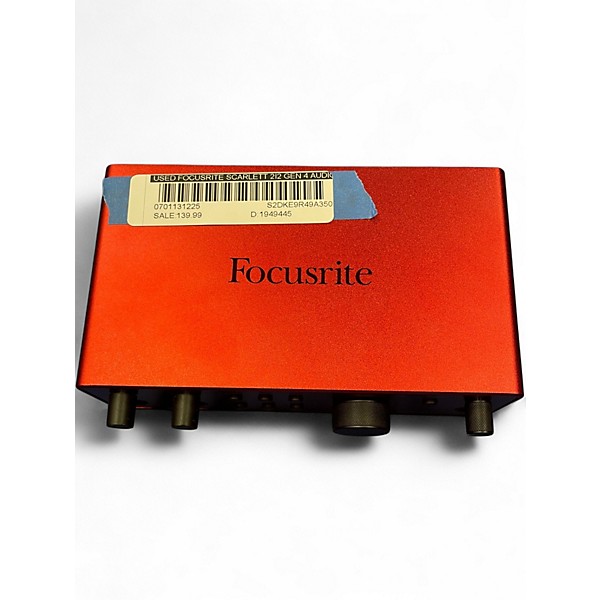 Used Focusrite Scarlett 2i2 GEN 4 Audio Interface