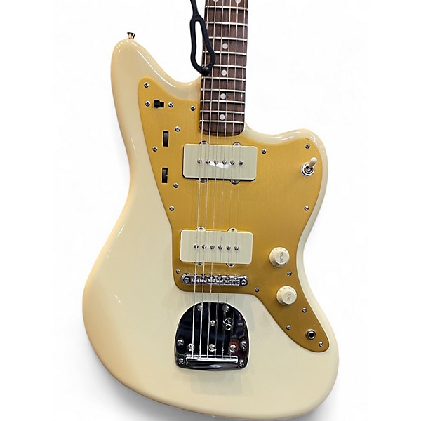 Used Squier J Mascis Jazzmaster Olympic White Solid Body Electric Guitar