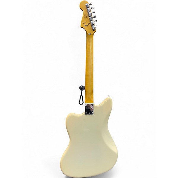 Used Squier J Mascis Jazzmaster Olympic White Solid Body Electric Guitar