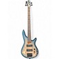 Used Ibanez SR605E 5 String Cosmic Blue Stardust Electric Bass Guitar thumbnail