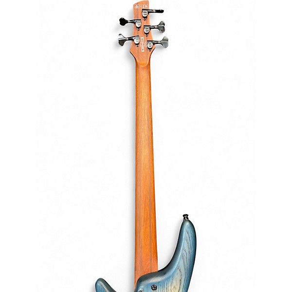 Used Ibanez SR605E 5 String Cosmic Blue Stardust Electric Bass Guitar