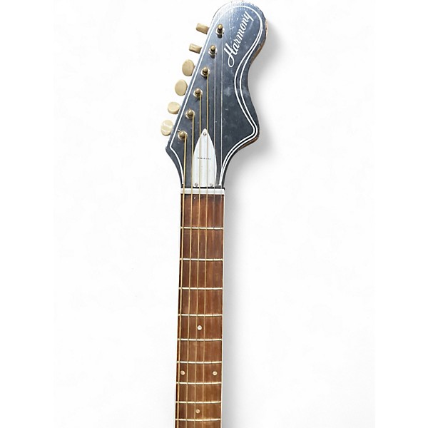 Vintage 1970s Harmony H168 Vintage Natural Acoustic Guitar