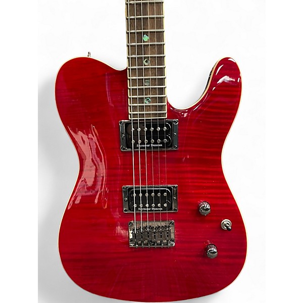 Used 2023 Fender Special Edition Custom Telecaster FMT HH Trans Crimson Red Solid Body Electric Guitar