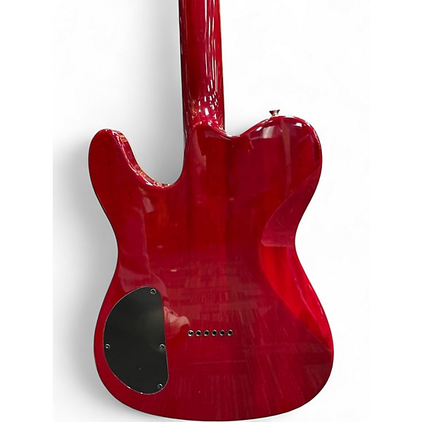 Used 2023 Fender Special Edition Custom Telecaster FMT HH Trans Crimson Red Solid Body Electric Guitar