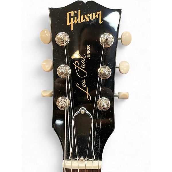 Used Gibson Les Paul Junior Black Solid Body Electric Guitar