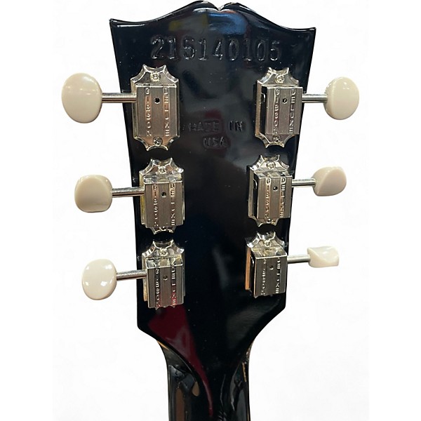 Used Gibson Les Paul Junior Black Solid Body Electric Guitar