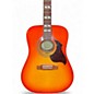 Used Epiphone Hummingbird Artist 2 Color Sunburst Acoustic Guitar