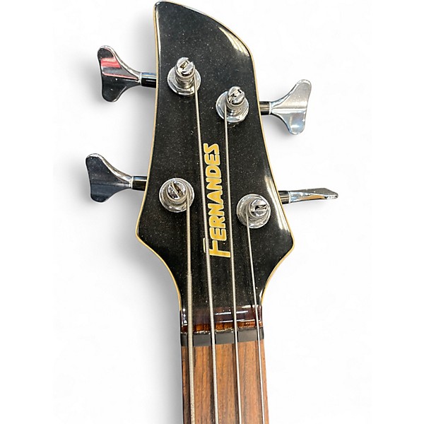 Used Fernandes REVOLVER BASS BLACK Electric Bass Guitar