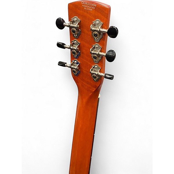 Used Gretsch Guitars G9201 Honeydipper Metal Round Neck Brass Body Resonator Guitar