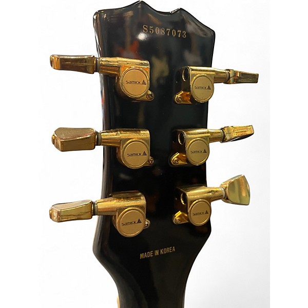 Used Samick artist series edition Black Solid Body Electric Guitar