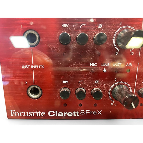 Used Focusrite Clarett 8PreX Audio Interface