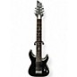 Used Schecter Guitar Research Damien Platinum Metallic Black Solid Body Electric Guitar thumbnail