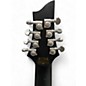 Used Schecter Guitar Research Damien Platinum Metallic Black Solid Body Electric Guitar