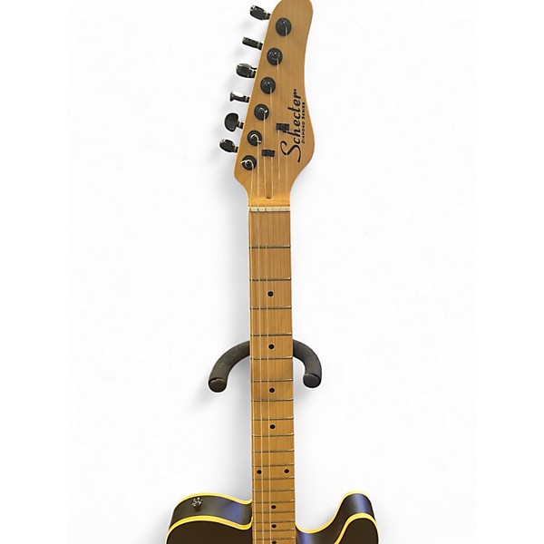 Used Schecter Guitar Research Diamond Series PT Monster Energy Black Solid Body Electric Guitar