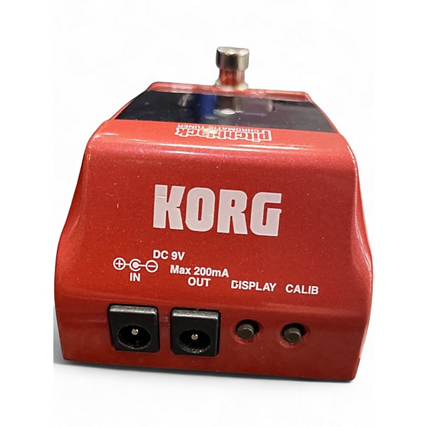 Used KORG PB01 Pitchblack Chromatic Tuner Pedal