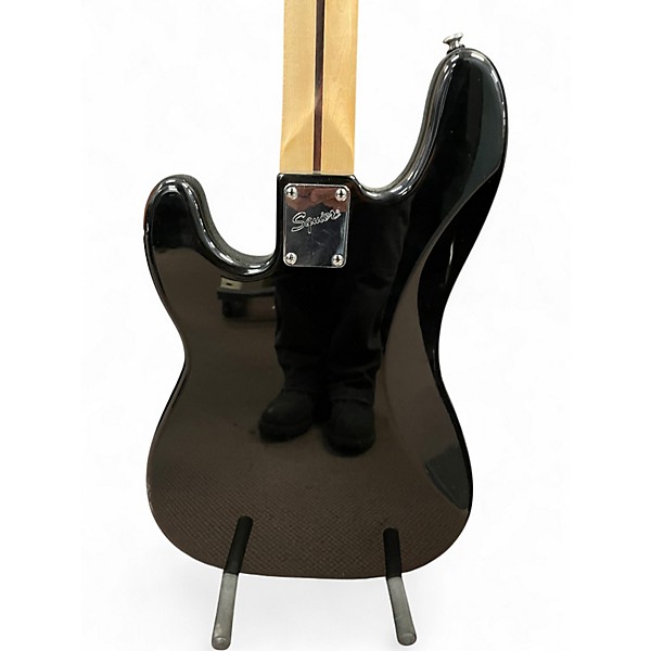 Used Squier Precision Bass Black Electric Bass Guitar