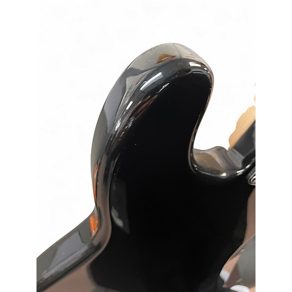 Used Squier Precision Bass Black Electric Bass Guitar