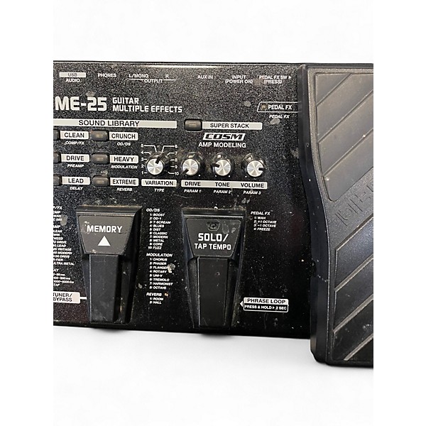 Used BOSS ME25 Guitar Multi Effect Processor