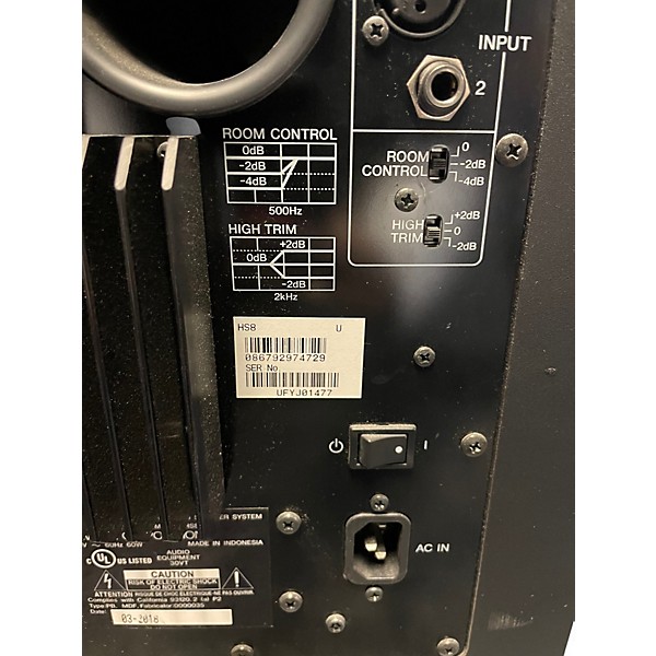 Used Yamaha HS8 Powered Monitor