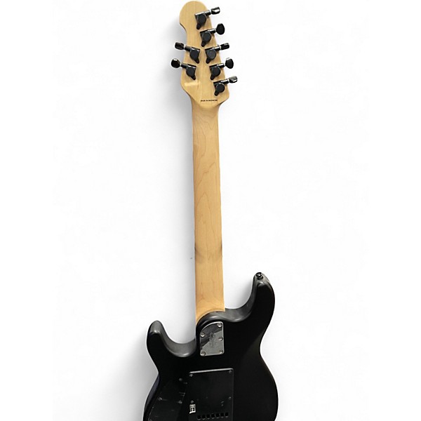Used Sterling by Music Man John Petrucci JP157 7 String Satin Black Solid Body Electric Guitar