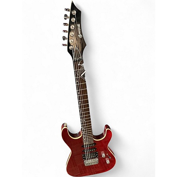 Used Brownsville new york Red Solid Body Electric Guitar
