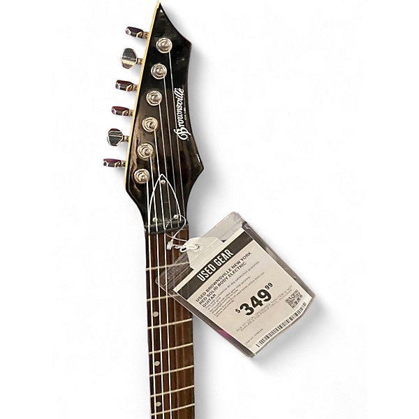 Used Brownsville new york Red Solid Body Electric Guitar