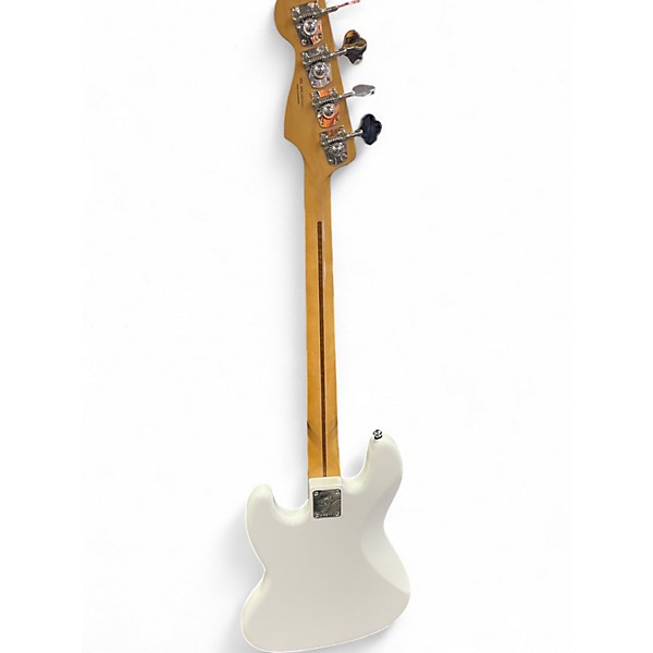 Used Fender Player Jazz Bass White Electric Bass Guitar