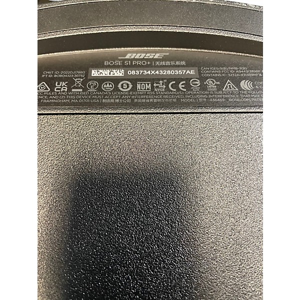 Used Bose S1 Pro + Powered Speaker
