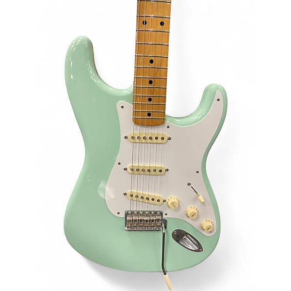 Used Fender Player Stratocaster Surf Green Solid Body Electric Guitar