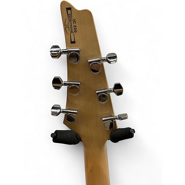 Used Ibanez IC200 Black Solid Body Electric Guitar