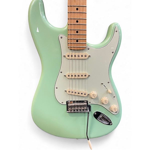 Used Fender Standard Stratocaster Seafoam Green Solid Body Electric Guitar
