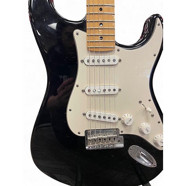 Used Fender AMERICAN STRATOCASTER BLACK Solid Body Electric Guitar