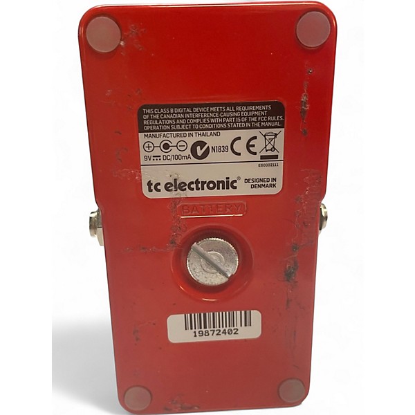 Used TC Electronic Sub N Up Octaver Effect Pedal