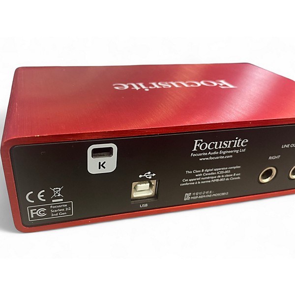 Used Focusrite Scarlett 2i2 Gen 2 Audio Interface