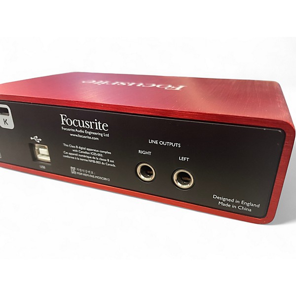 Used Focusrite Scarlett 2i2 Gen 2 Audio Interface