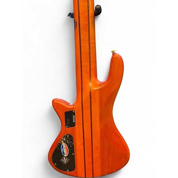 Used Schecter Guitar Research Stiletto Studio 6 String Satin Maple Electric Bass Guitar